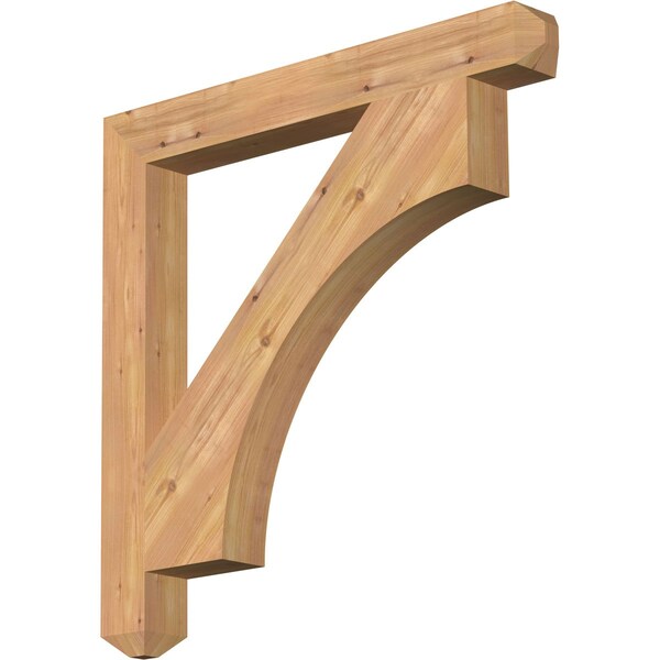 Ekena Millwork Westlake Craftsman Smooth Bracket, Western Red Cedar, 3 1/2"W x 32"D x 32"H BKT04X32X32WTL04SWR - main